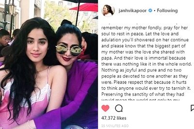 I Want To Make You So Proud:  Sridevi's Daughter Janhvi Kapoor Remembers Mother on Her Birthday