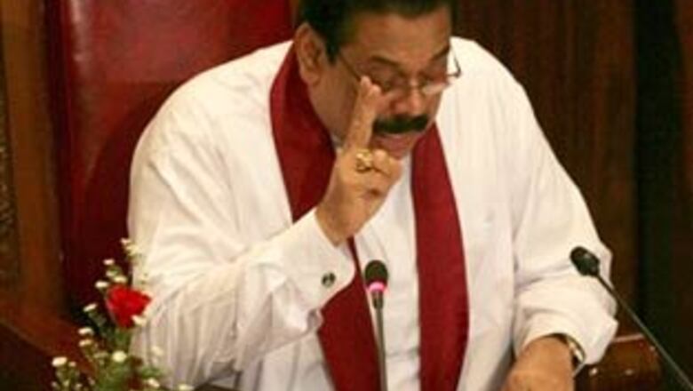 Rajapaksa makes victory speech, hails LTTE defeat