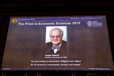 Scottish economist Angus Deaton wins Nobel economics prize