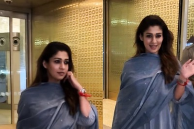 Jawan Actress Nayanthara Looks Gorgeous In A Traditional Suit As She Gets Papped At The Airport; Watch