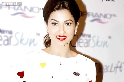Look of the day: Gauahar Khan gets it right in this cute white dress with flirty signs on it