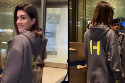 Kriti Sanon Arrives At Airport Wearing Hoodie With Letter 'H', Fans Swarm With Questions