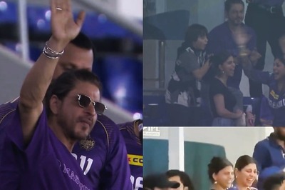 Shah Rukh Khan Kisses AbRam, Suhana Jumps Out of Seat As KKR Qualifies for IPL 2024 Final | Watch