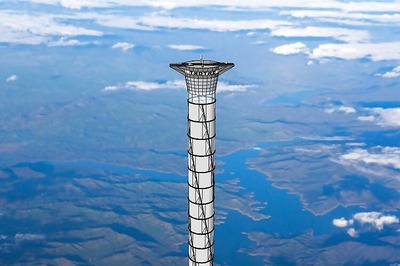 Soon, an elevator to the space that is taller than Burj Khalifa
