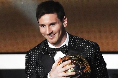 Messi wins the FIFA Ballon d'Or for the 4th successive year