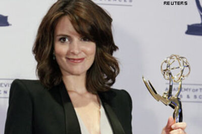Comedian Tina Fey honoured at Emmys