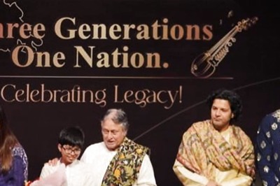 Abhishek Bachchan Attends Ustad Amjad Ali Khan’s Concert With Aishwarya Rai Bachchan and Aaradhya