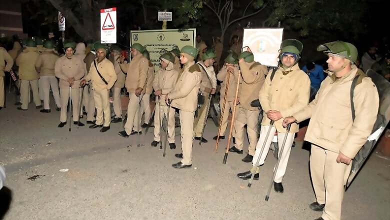 Heavy Security Deployed at JNU After Violence on Campus