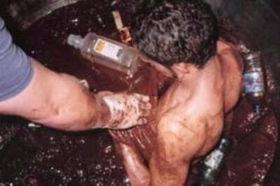 Man gets stuck in chocolate vat