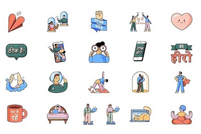 WhatsApp ‘Together at Home’ Sticker Pack Launched With Localised Text