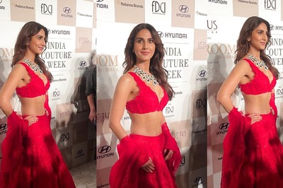 Vaani Kapoor Is A Goddess In Scarlet Red For RoseRoom By Isha J