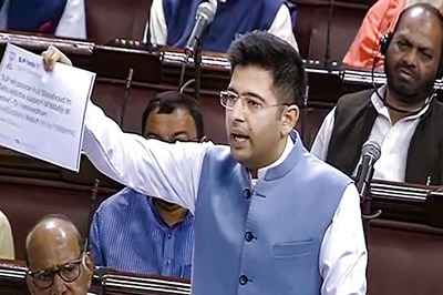 'Attempt to Take Away Membership Just Like...': AAP Defends Raghav Chadha on BJP's Forgery Claims