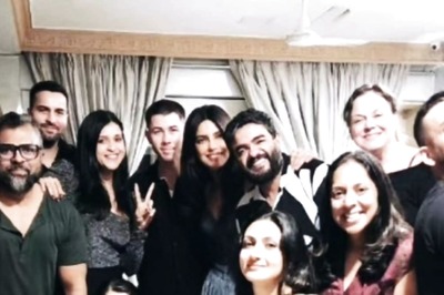 Priyanka Chopra, Nick Jonas Celebrate Siddharth Chopra's Birthday With Mannara Chopra In Mumbai