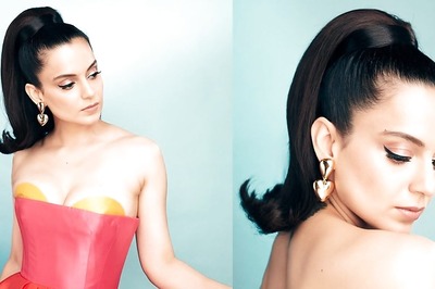 Kangana Ranaut Donnes a Strapless Princess-Style Dress With a Deep Neckline for Tiku Weds Sheru Party