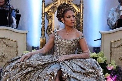 Jennifer Lopez's Bridgerton-Inspired Gown By Manish Malhotra Is Truly Magical