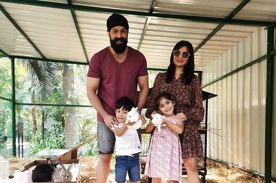 In Pics: Yash And Radhika Pandit Celebrate Easter With Their Kids