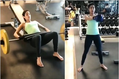 Janhvi Kapoor Goes Hardcore in the Gym with Weighted Exercises, Watch Video