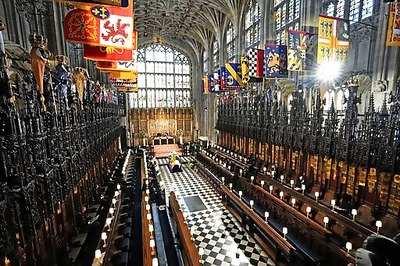 AP PHOTOS: Reflections On A Royal Funeral Amid A Pandemic