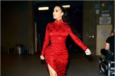 Kim Kardashian's Christmas Decoration Gets Compared to Tampons