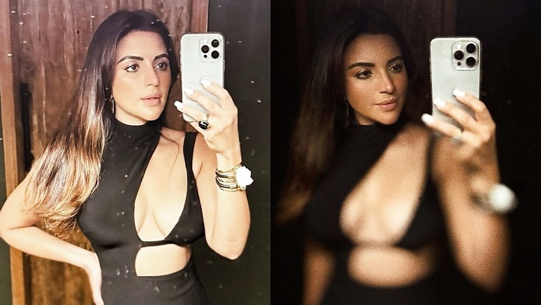 Shama Sikander Blurs Her Photo As She Goes Bold In a Black Cut-Out Dress | Check Here