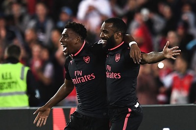 Lacazette Scores on Debut as Arsenal Beat Sydney FC
