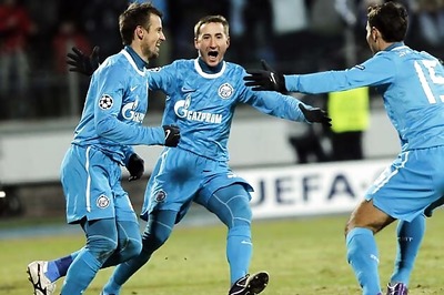 Shirokov scores late as Zenit beat Benfica 3-2