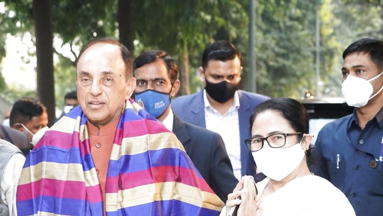 'No Need to Join, Already With Her': Subramanian Swamy Meets CM Mamata Banerjee in Delhi