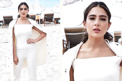 Cannes 2023: Sara Ali Khan Slays in a White Jumpsuit and Embellished Cape Jacket