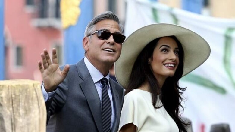 George Clooney, Amal Alamuddin formalise their wedding in Venice