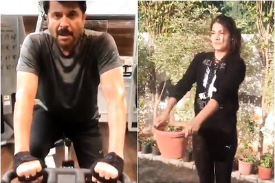 COVID-19: Anil Kapoor to Rhea Chakraborty, Celebrity Home Workout Videos will Inspire You to Stay Fit