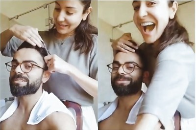 Anushka Sharma Gives Haircut to Virat Kohli With Kitchen Scissors Amid Coronavirus Lockdown
