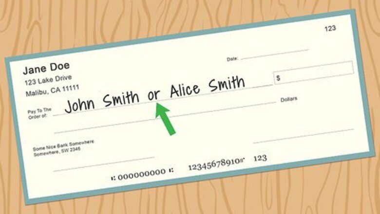 How to Cash a Check Made Out to Two People