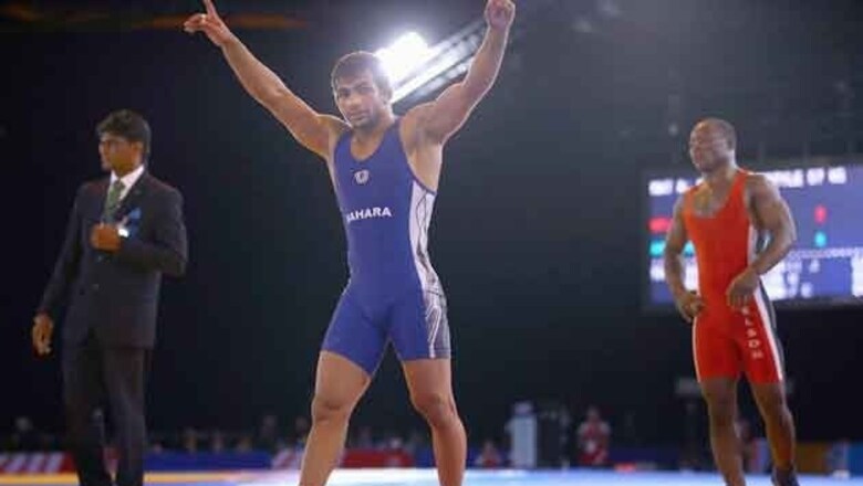 CWG 2014: India complete golden hat-trick on the wrestling mat
