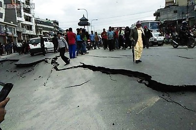 In pics: Major earthquake shakes north India, Nepal; magnitude recorded at 7.5 on Richter scale