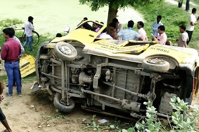 School Van Hit by Train at Bhadohi Crossing in UP, 7 Children Dead