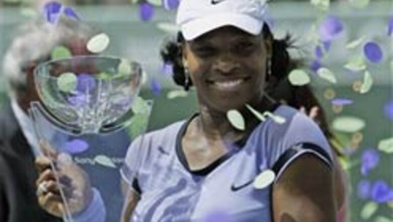 Serena beats Jelena, wins Sony Ericsson Open