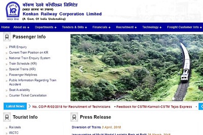 Konkan Railway Recruitment 2018: Apply for Engineering Posts before 11th June 2018