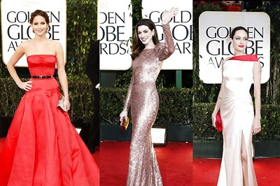 Fashion rewind: Angelina Jolie, Anne Hathaway and other stars who stood out for their red-carpet appearances at Golden Globe Awards