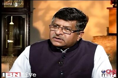 Ravi Shankar Prasad pitches for self regulation by media