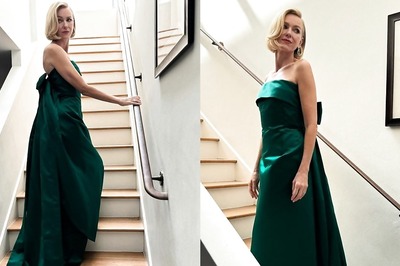 Naomi Watts Stuns In An Emerald Green Strapless Gown At The 76th Primetime Emmy Awards