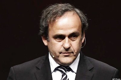 Michel Platini calls for sin bins to replace yellow cards