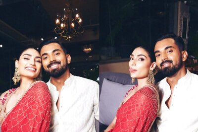 Athiya Shetty, Hubby KL Rahul Wear Million Dollar Smiles At Ganpati Puja; See Viral Pics