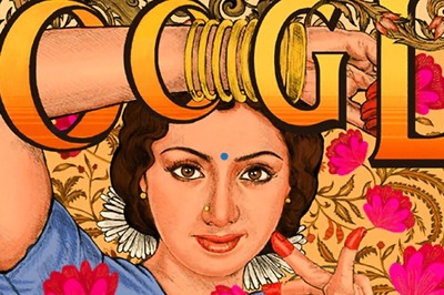 Google Doodle Pays Tribute To Late Actress Sridevi On Her 60th Birth Anniversary
