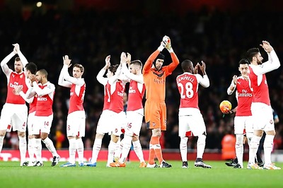 Theo Walcott, Olivier Giroud fire Arsenal to victory over Manchester City in EPL