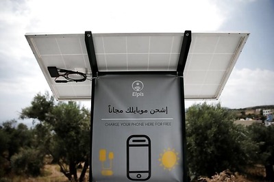 How Solar Phone Charger Is Giving Greece Migrants Free Electricity
