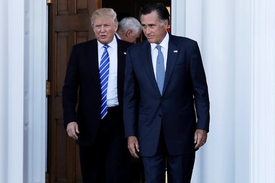 Rivals Donald Trump and Mitt Romney Meet, Discuss World Affairs