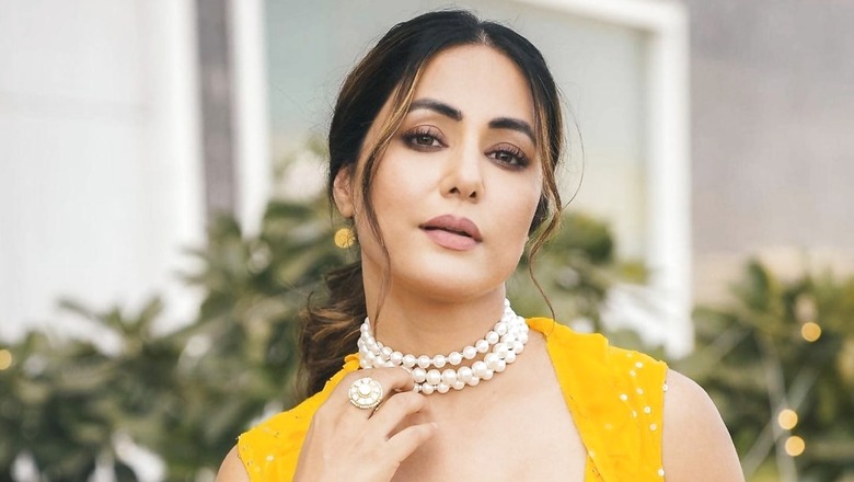 Hina Khan Glams Up In Bright Yellow Ethnic Ensemble And It Can Be Your Perfect Pick For Diwali Outfit