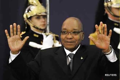 Zuma sworn-in as South African president for second term