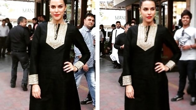Look of the day: Neha Dhupia looks chic in Payal Singhal outfit