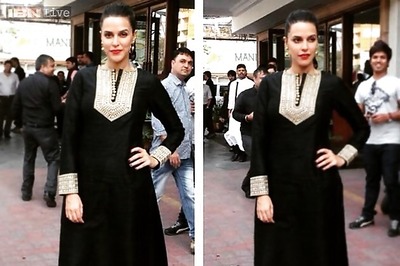 Look of the day: Neha Dhupia looks chic in Payal Singhal outfit